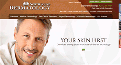 Desktop Screenshot of northsoundderm.com